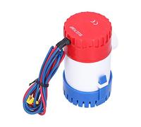 Pretfy Bomba de Sentina Semiautomática de DC, Bomba Sumergible Pequeña Eléctrica para Drenaje, 12V/24V 350/500/750/1100gph (Dc24v 500gph)