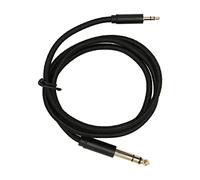 Pretfy Cable de Sonido Estéreo Macho HiFi de 1/4 Pulgadas a 1/8 Pulgadas, Rendimiento Superior para Mezcladores y Amplificadores, Nailon, 1m