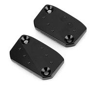 Pretfy Depósito de Líquido de Frenos Parte Versátil 350 Cap 450 Fit para XC Aloy SX 250 Cubierta Aluminio CNC Lid SXF Guard SXR - Ajuste Universal, Duración Larga (Negro)