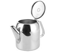 Pretfy Dispositivo Duradero de Acero Inoxidable Material de Hotel Material Macizo Mirror café Ronda para Grado (32 onzas (aproximadamente 850 ml))