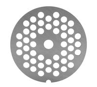 Pretfy Esencial de Trituradores de Molinillo Carne Disco Accesorio Fácil Cocina Sólida Lavavajillas Plateadas Seguras Acero Fuerte para Placa - Rendimiento Mejorado y Dura (Pequeño agujero redondo