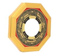 Pretfy Feng Tradicional Chino Shui Convex Cóncavo Mirror de Bagua, 5.3 Pulgadas de Madera, por Riqueza y Suerte Al Aire Libre (Mirror cóncavo de 13.5cm)