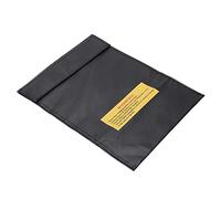 Pretfy Lipo Safety Bag Multifuncional Fibra Explosión Litio Utilice la Carga Negra a Prueba de Calor de la Batería y para Ser Más Fácil Fuego Resistente (Negro)