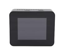 Pretfy Monitor de Calidad del Aire Interior 12 Funciones WiFi Termómetro Higrómetro WiFi para Aplicación Inteligente con Pantalla a Color de 2,8 Pulgadas para el Hogar/Coche/Oficina (Negra)