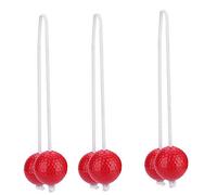 Pretfy Pares Ball Trow Sports Accessory Premium para la Escalera de Niños Al Aire Libre Azul Resistente y Las Pelotas Al Aire Libre en Interiores Juego Suave con Niños Red Fun Children (Rojo)