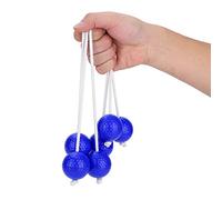 Pretfy Pares Ball Trow Sports Accessory Premium para la Escalera de Niños Al Aire Libre Azul Resistente y Las Pelotas Al Aire Libre en Interiores Juego Suave con Niños Red Fun Children (Azul)