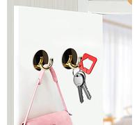 Pretfy Part de Zinc de Acero Inoxidable Aleación Aleación Hang Black Hang Baño Adhesivo - Part Reemplazo Esencial (Oro)
