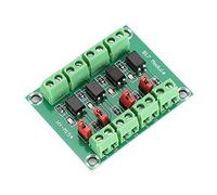 Pretfy Placa Aislada Optoacoplador Multicanal, Módulo Convertidor de Voltaje Eficiente para Operaciones de 3,6-30 V, Aplicación Versátil para Ingenieros, Construcción ABS Calidad, 1 Unidad