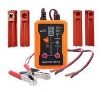 Pretfy Probador de Inyección de para Automóvil 12 V con 8 Modos Pulso y Protección contra Cortocircuitos para Realizar Pruebas Diagnóstico Sencillas (Naranja)