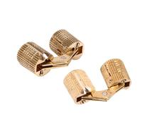 Pretfy Proyecto de Dispositivo de Precisión Barril Oculto Cobre Proyectos Ocultos Resistentes 4pcs 14 Bisagras Mesa Servicio 12 Gabinete 10 Set Bricolaje Anti 16 Mm (10 mm)