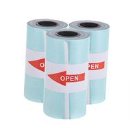 Pretfy Rollo de papel adhesivo imprimible, papel térmico directo con autoadhesivo de 57 x 30 mm para impresora térmica de bolsillo PeriPage A6 para mini impresora fotográfica PAPERANG P1/P2,3 rollos