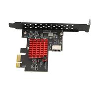 Pretfy Tarjeta de Expansión Tipo E, USB3.2 GEN2 10Gbps para Acceso Rápido a Datos, Adecuada para Ranuras PCIE 2X 4X 8X 16X, Metal Duradero y Electrónica (Control Principal ASM3142)