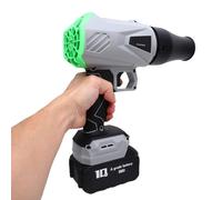 Pretfy Ventilador Eléctrico Ligero, Soplador de Hojas Inalámbrico para Eliminar Hojas/polvo, Soplador de Mano con 3 Boquillas para Limpieza del Hogar/coche (Verde)