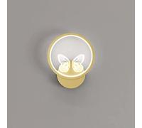 Prettiee Apliques de Pared LED Modernos con Forma de Mariposa, lámpara de cabecera de 13 W para Sala de Estar, Dormitorio y mesita de Noche, lámpara de Pared para el hogar, lámpara de mesilla de Noch