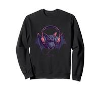 Pretty Bat with Headphones posee la Escena Musical Sudadera