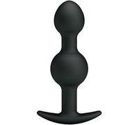 PRETTY LOVE BOTTOM BOLAS ANALES SILICONA ESTIMULACION ESPECIAL 10.3 CM NEGRO