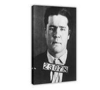 Pretty Boy Floyd Mugshot - Lienzo artístico para pared y marco de decoración moderna para dormitorio familiar, 40 x 60 cm