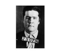 Pretty Boy Floyd Mugshot Póster para dormitorio, lienzo decorativo para pared, oficina, habitación, decoración estética, regalo, sin marco, 60 x 90 cm