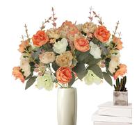 Pretty Fake Flowers - Realistic Artificial Flower Bouquet ¦ Decorative Arrangement with Elegant Style, Floral Display with Floral Style for Home, Silk Bouquet, Wedding Centerpiece for Decoration