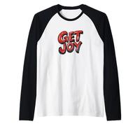 Pretty Get Joy - Conjunto con cita Camiseta Manga Raglan