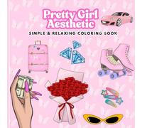 Pretty Girl Aesthetic Adult/KIds Coloring Book