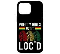 Pretty Girls Got It Loc'd Hair Afro Lover Melanin Dreadlock Carcasa para iPhone 16 Pro MAX