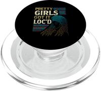 Pretty Girls Got It Loc'd - Rastas de Cabello Natural con Estilo de Confianza PopSockets PopGrip para MagSafe
