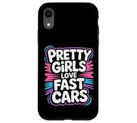 Pretty Girls Love Fast Cars Racer Driver Women - Carcasa para iPhone XR