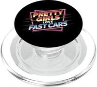 Pretty Girls Love Fast Cars Racer Driver Women - PopSockets PopGrip para MagSafe