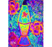 Pretty Glowing, Ethereal Sea Turtles And Floral, Lava Lamps, Star-Detailed Page, 8x11, Hardcover Journal, Art Pad, Sketchbook, Drawing Book: Created ... Linder @ MaryEMade And Tammy Thomas @ TammyT