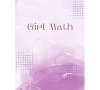 Pretty Graph Paper Notebook - Quad Ruled, Cute Pink & Pastel Design for Girls in STEM, Math Class Notes, Homework or Study Journal