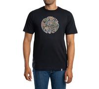 Pretty Green de los hombres Camiseta con el logotipo de Paisley de la casa, Negr