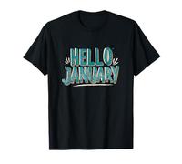 Pretty Hello Enero Diciendo Disfraz Camiseta