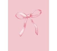 Pretty in Pink: Bow-Tied Notebook for Your Big Ideas - 8x10, 150 Pages, Narrow Ruled Notebook Journal