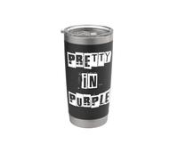 Pretty in Purple Vaso térmico de acero inoxidable de doble pared