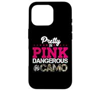 Pretty In Rosados Peligroso En Camo - Chica De Caza Carcasa para iPhone 16 Pro