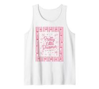 Pretty Little Dreamer Flamingo Grandes Ideas Brillante Futuro Camiseta sin Mangas
