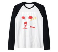 Pretty Little Flyer Animadora Chica Animadora Camiseta Manga Raglan