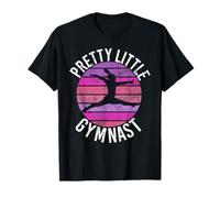 Pretty Little Gymnast Gimnasia Acróbatas Gimnasta Retro Camiseta