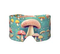 Pretty Little Mushrooms - Antifaz ajustable para dormir y orejeras, diadema unisex para dormir de lado (26.8 x 4.3 pulgadas), cubierta cómoda para viajes en interiores y exteriores, para yoga
