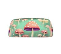 Pretty Little Mushrooms - Estuche de piel con cremallera para lápices, bolsa de cosméticos adecuada para hombres, mujeres, artistas, uso en casa y oficina, Dream Mushroom, Talla única, Neceser