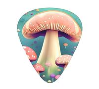 Pretty Little Mushrooms - Juego de 12 púas para guitarra acústica, guitarra eléctrica, ukelele