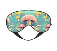 Pretty Little Mushrooms - Máscara de ojos suave, unisex, cómoda y transpirable, adecuada para el descanso diario. Te ayuda a entrar rápidamente en un sueño profundo.