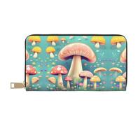 Pretty Little Mushrooms - Monedero de mano, moderno y versátil, largo que puede contener teléfonos móviles, monedas, llaves