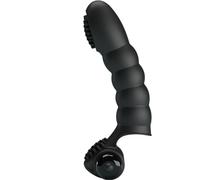 PRETTY LOVE - ALEXANDER VIBRADOR DE DEDO 10 VIBRACIONES NEGRO