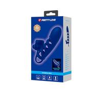 Pretty Love Altaf - Funda Vibradora para el Pene para hombre Azul oscuro 15,8