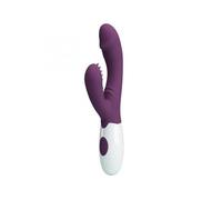 PRETTY LOVE - ANDRE VIBRADOR RABBIT & ESTIMULADOR PUNTO G MORADO