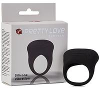 Pretty Love Anillo Vibrador, Negro - 1 unidad