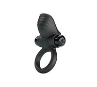 Pretty Love Anillo Vibrador para Pene Adrien 10 Funciones Negro