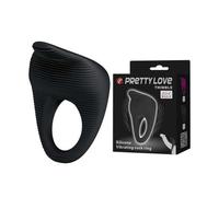 Dreamlove Anillo Vibrador Thimble Pretty Love Negro - 1 Unidad